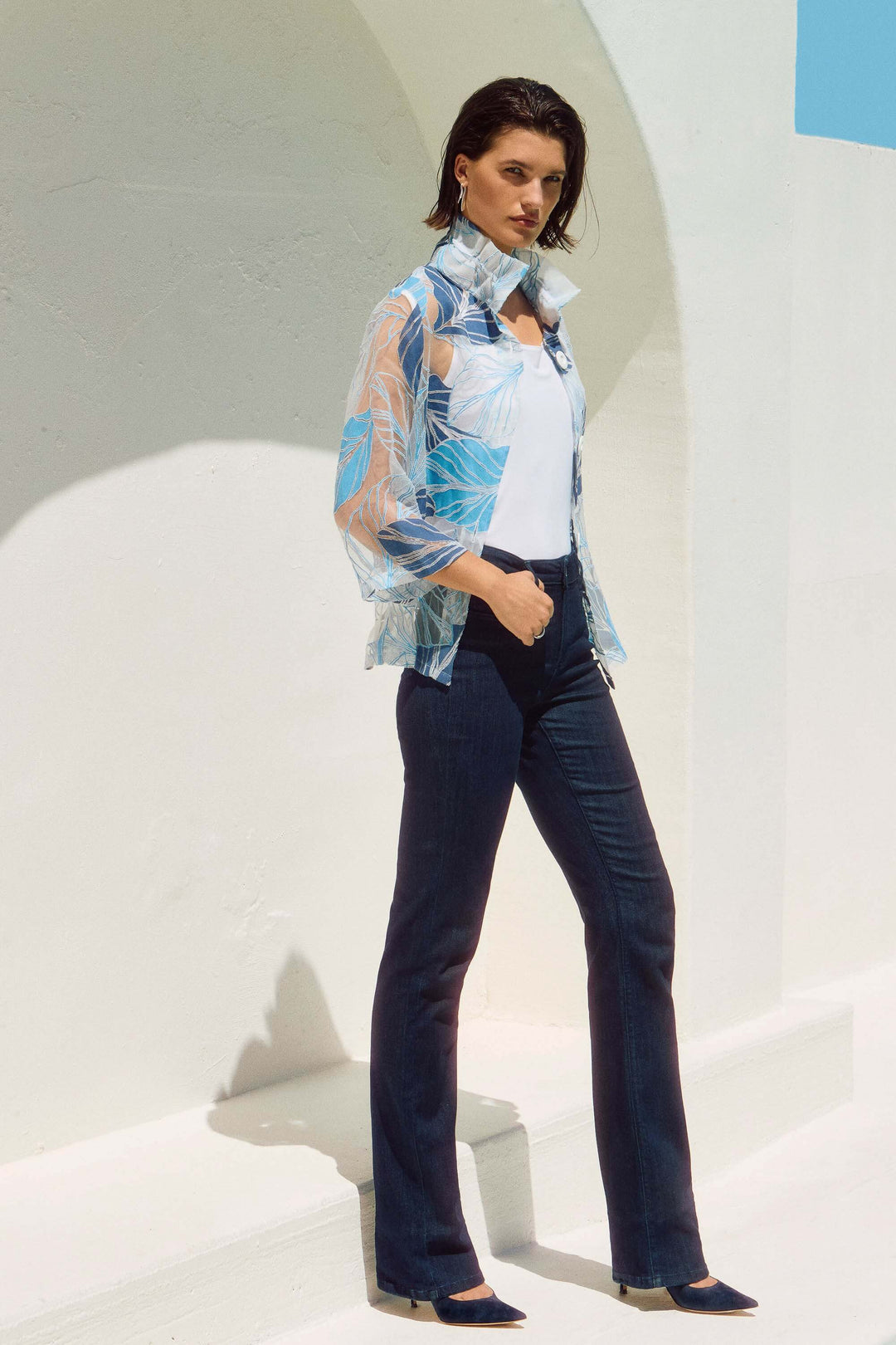 Brooke Classic Bootcut Stretch Jeans - Dark Denim 251967F25