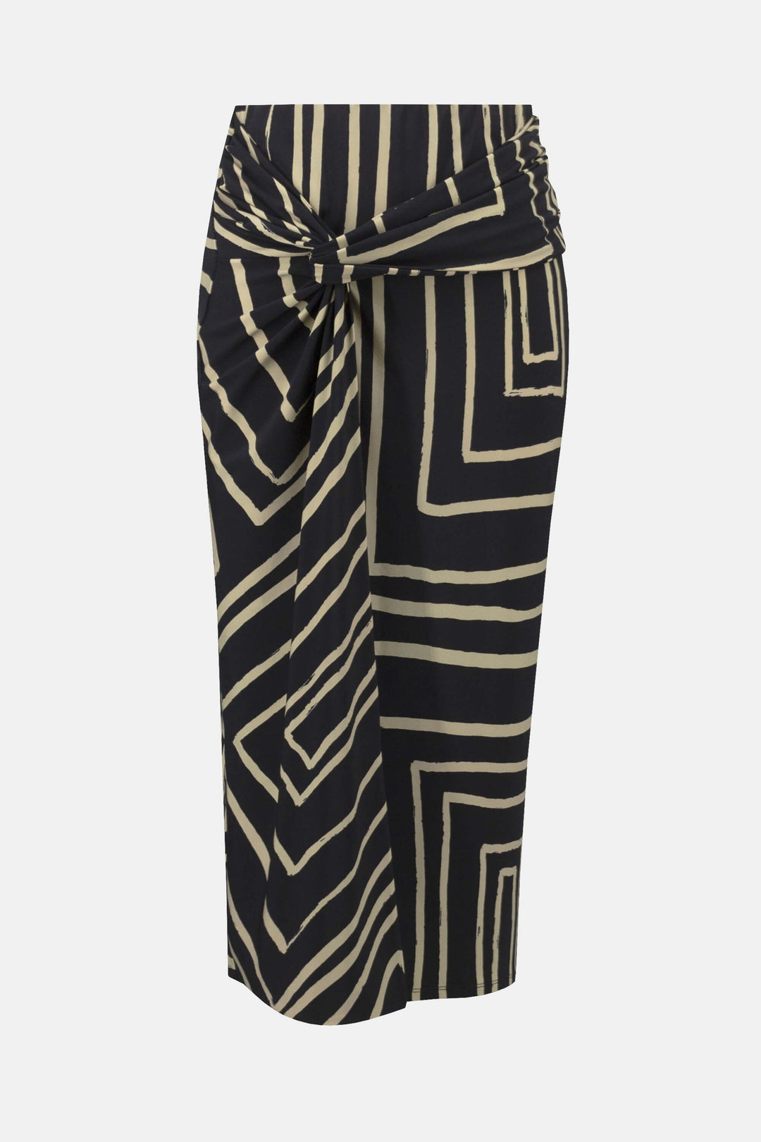 Geometric Print Pencil Skirt 252187