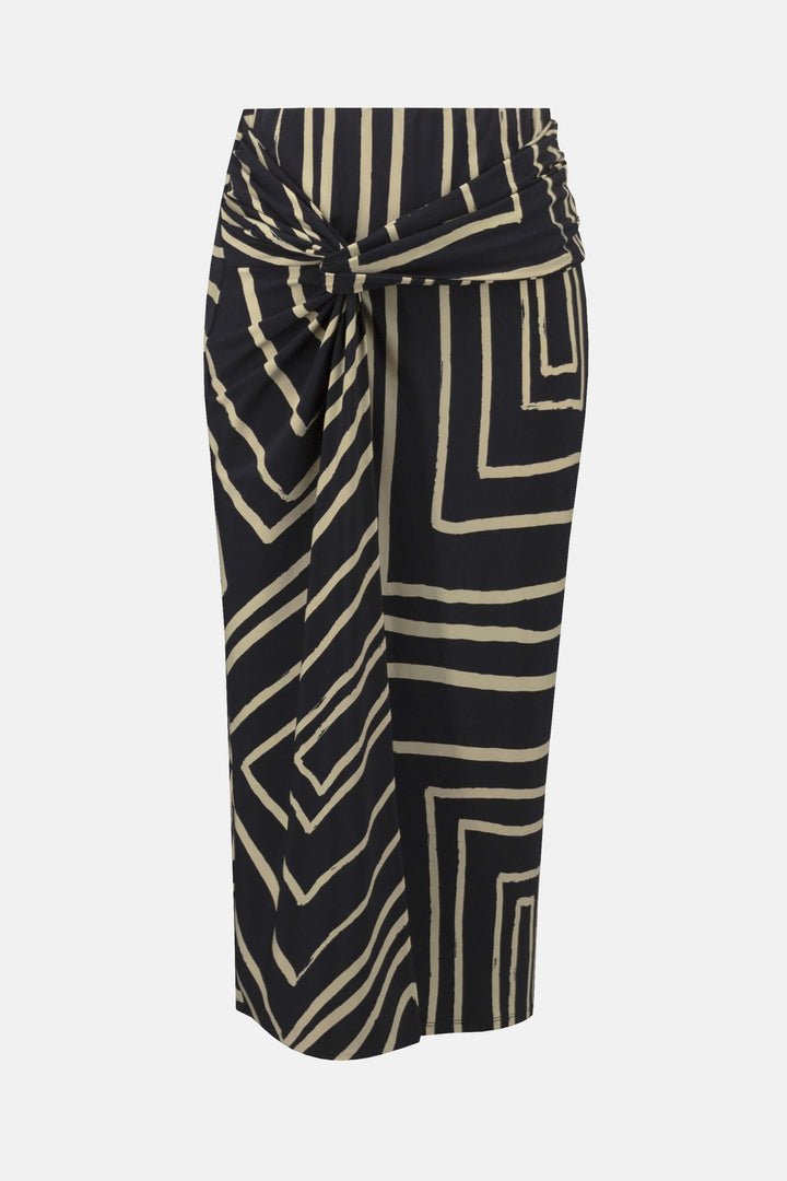 Geometric Print Pencil Skirt 252187