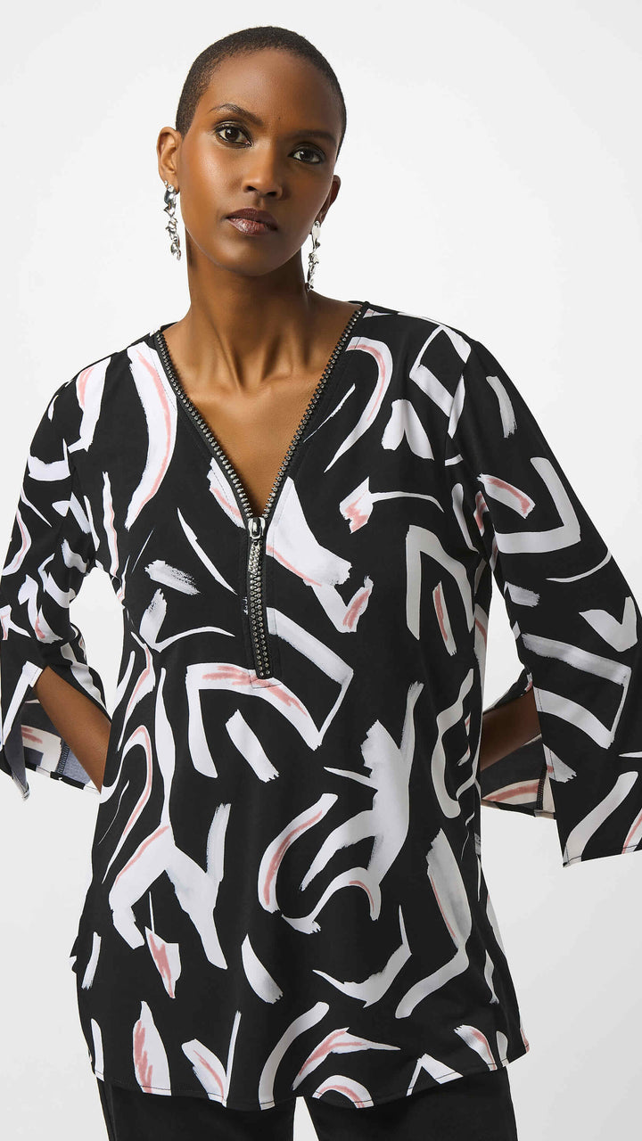 Soft Focus Printed Fit And Flare Tunic 253224