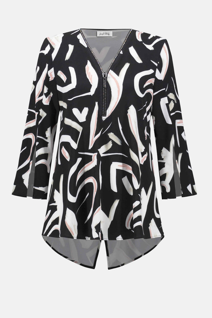 Soft Focus Printed Fit And Flare Tunic 253224