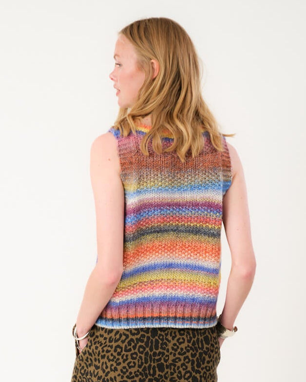 Dova Slipover Knit - Rainbow