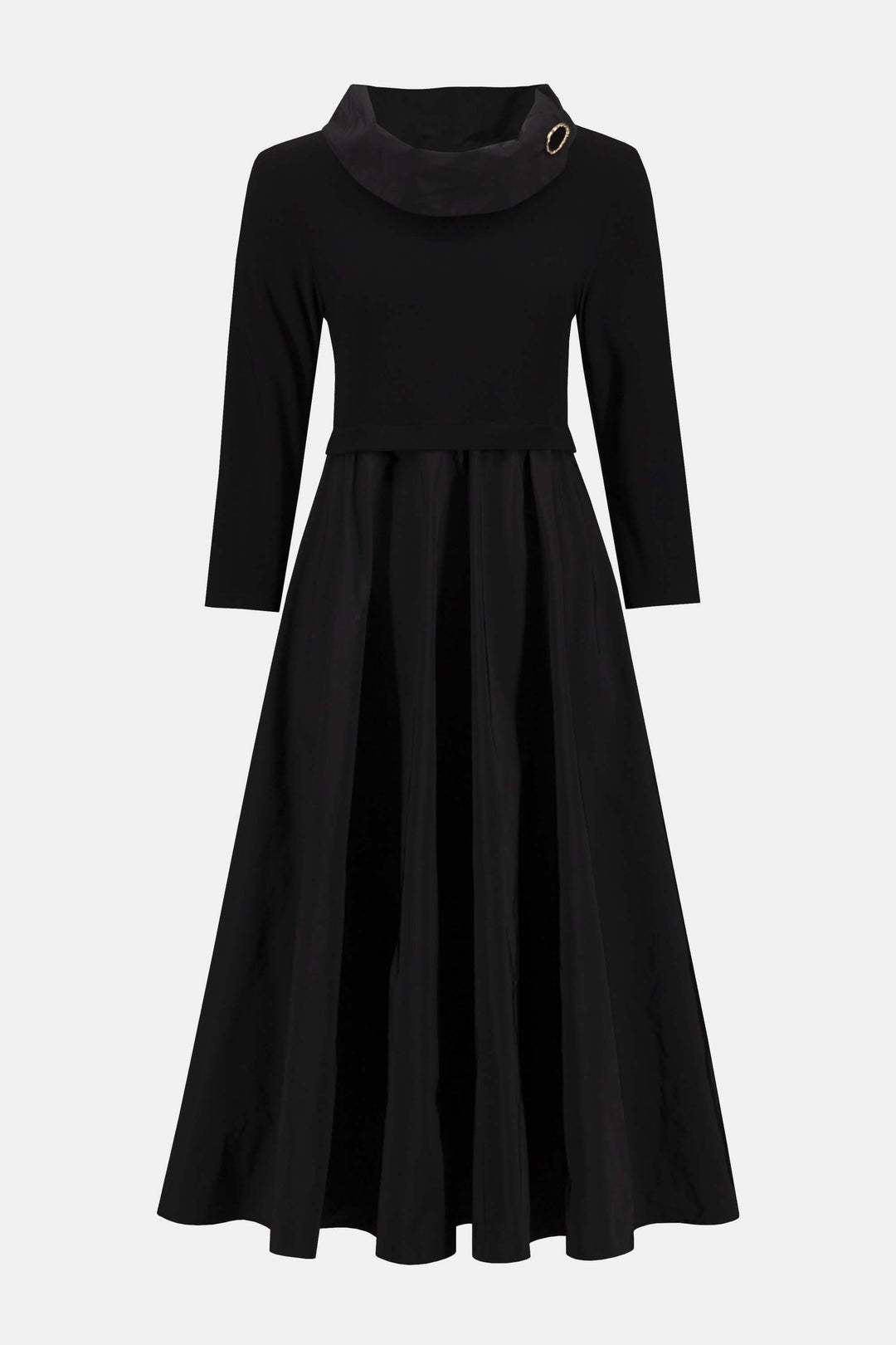Wild At Heart Memory Fit and Flare Dress - Black 254207