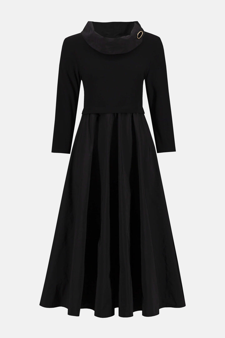 Wild At Heart Memory Fit and Flare Dress - Black 254207