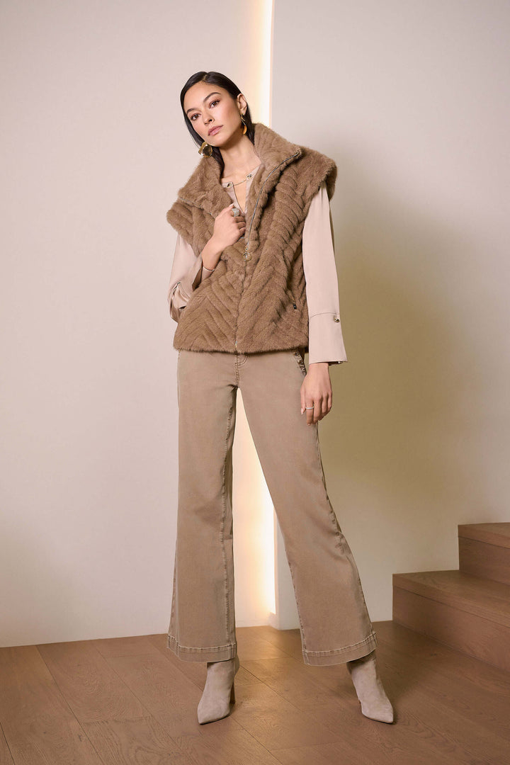 Best Bookers Classic Wide Leg Pull-On Jeans - Fawn 254919