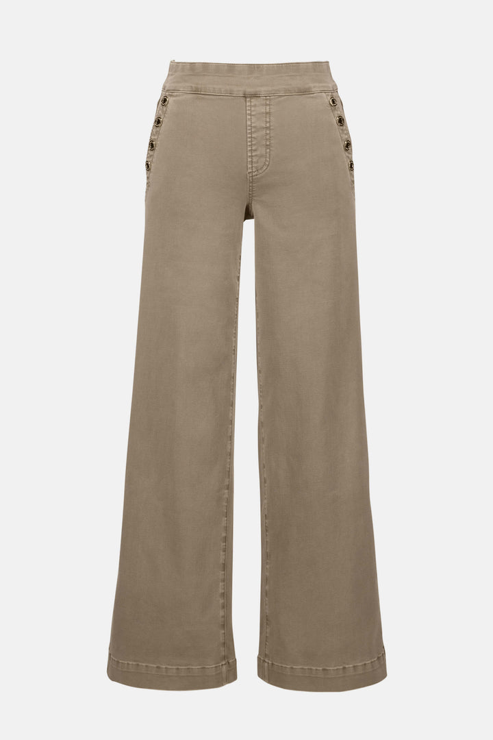 Best Bookers Classic Wide Leg Pull-On Jeans - Fawn 254919