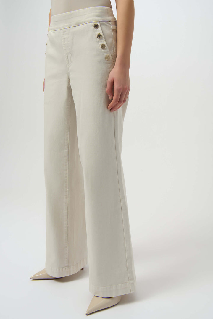 Best Bookers Classic Wide Leg Pull-On Jeans - Birch 254919