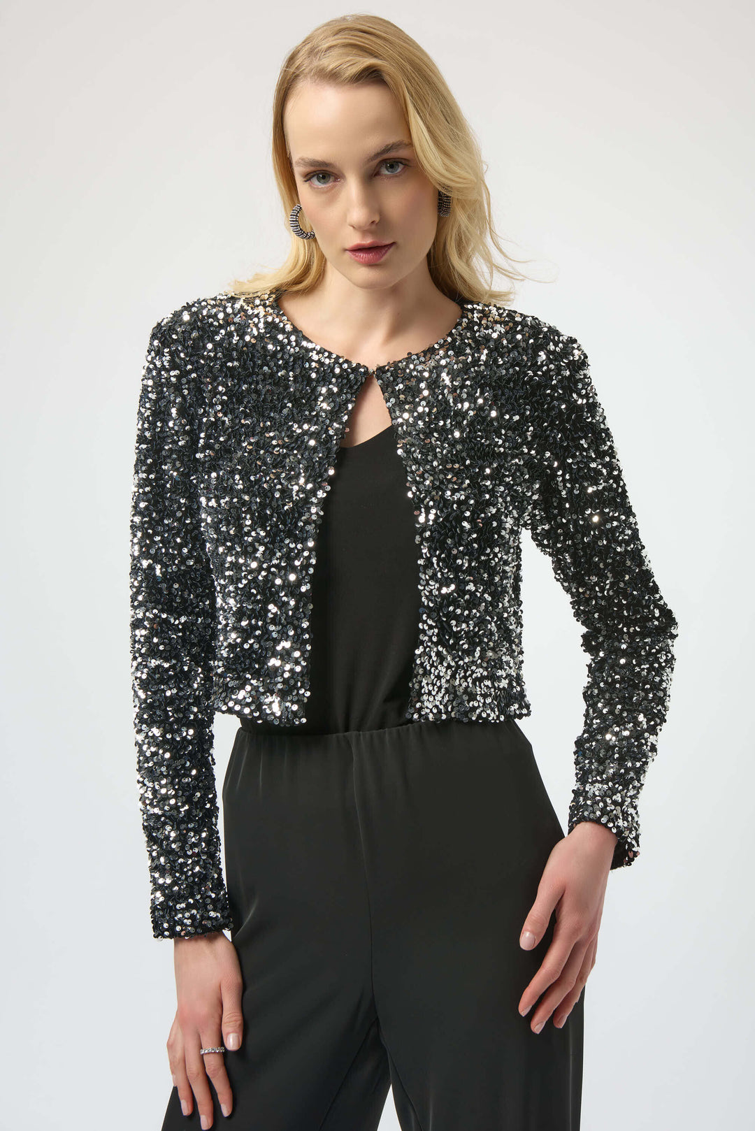 Sequined Velvet Cropped Cover-Up 254930