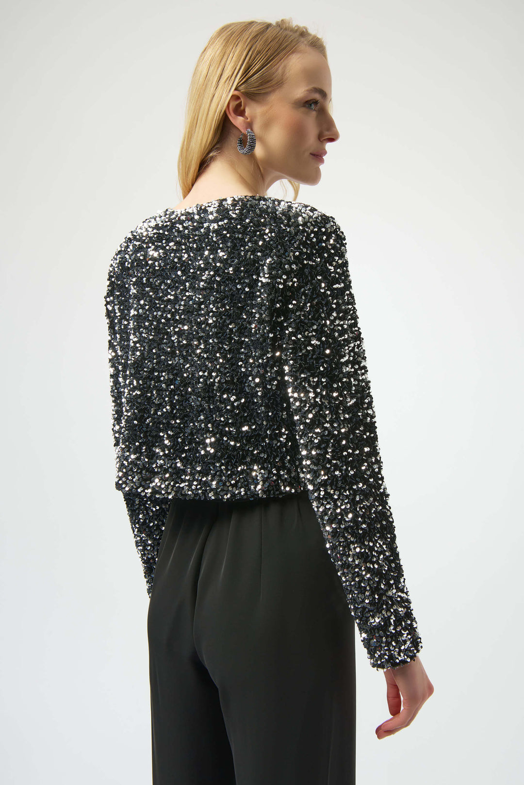 Sequined Velvet Cropped Cover-Up 254930
