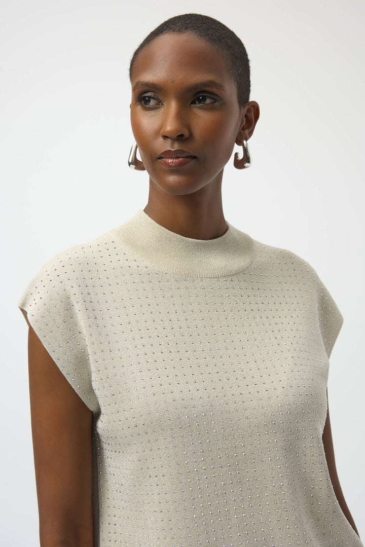 Natrual Habitat Sweater Sleeveless Knit - Birch 254935