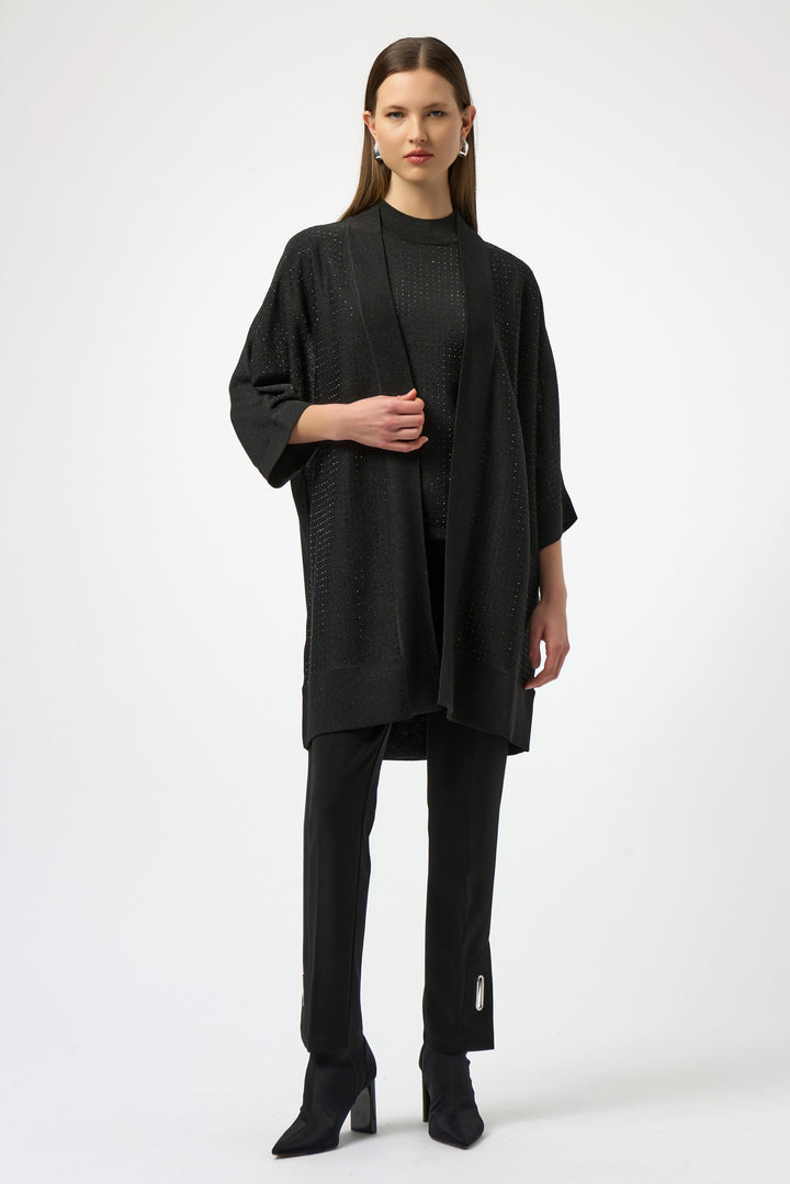 Natrual Habitat Sweater Knit Cover Up - Black 254937