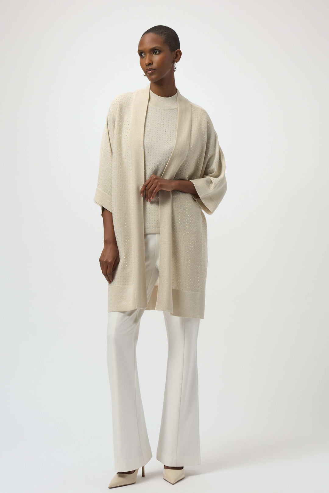 Natrual Habitat Sweater Knit Cover Up - Birch 254937