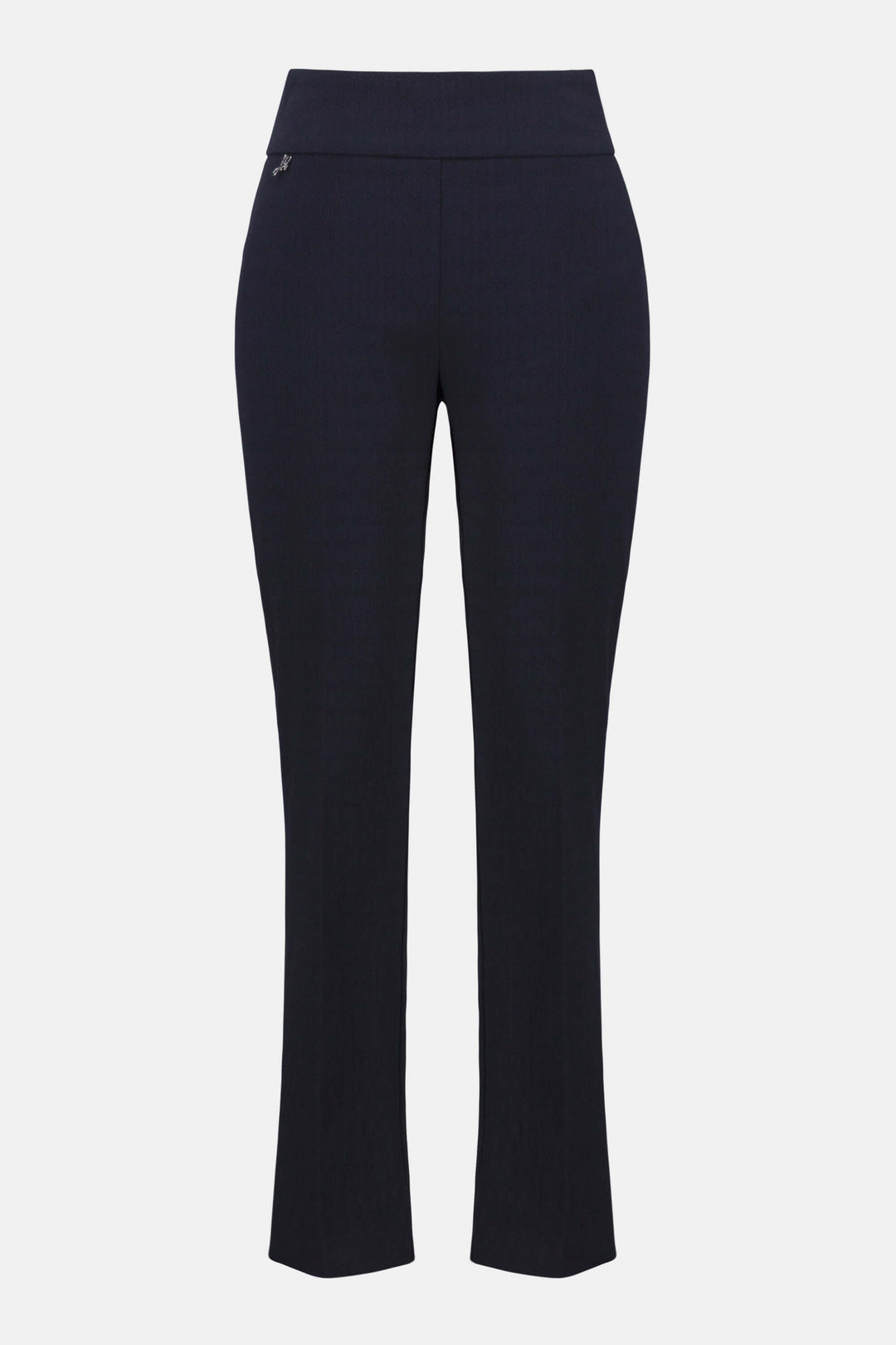 Jacquard Straight Pull On Pants - Navy 261148