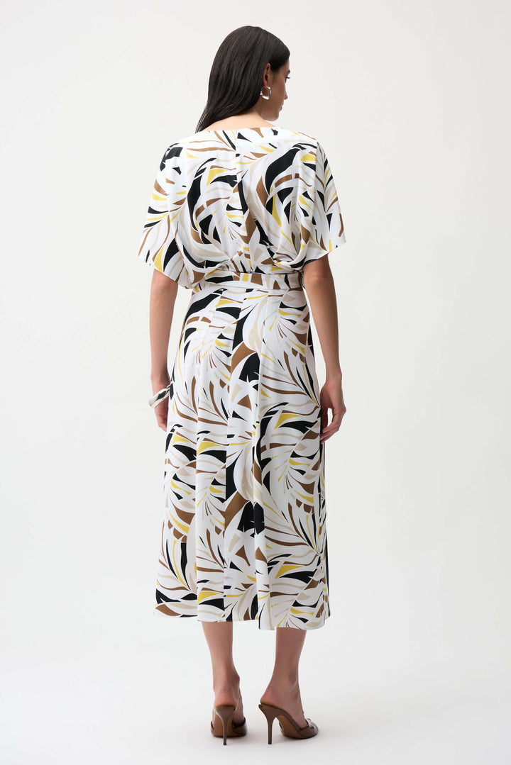 La Palma Tropical Print Trapeze Dress  261168