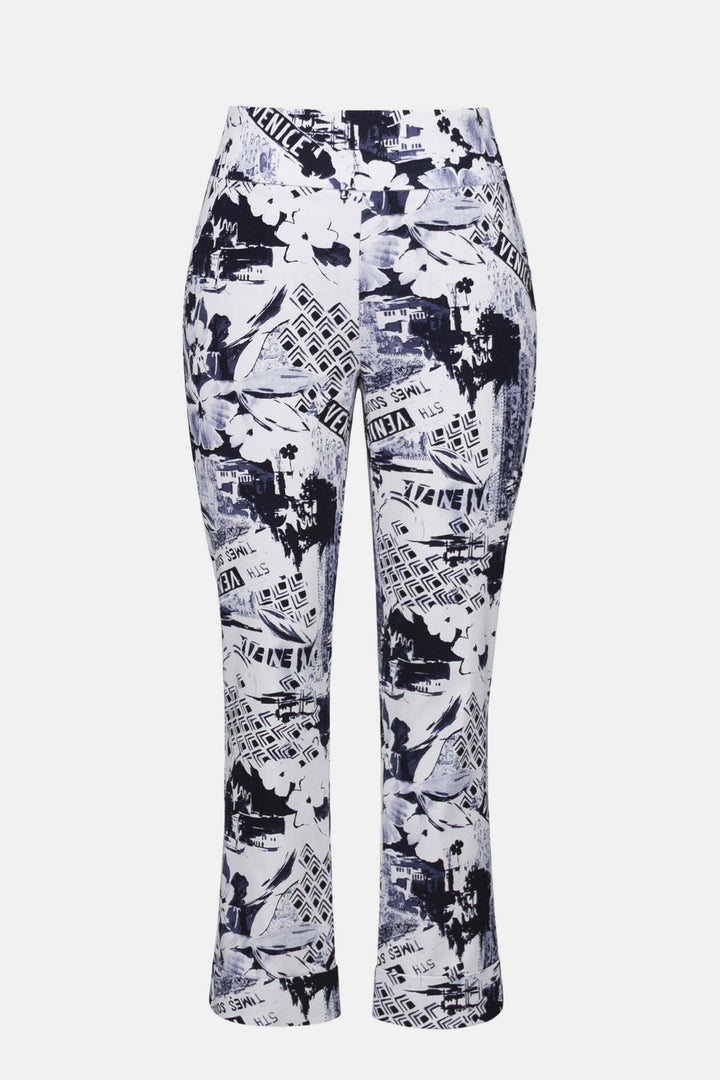 Ocean Drive Millennium Conversational Print Crop Pull-On Pants 261187