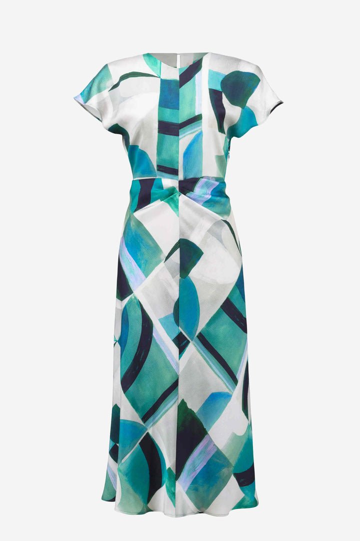 Ocean Drive  Geometric Print Fit and Flare Dress 261251
