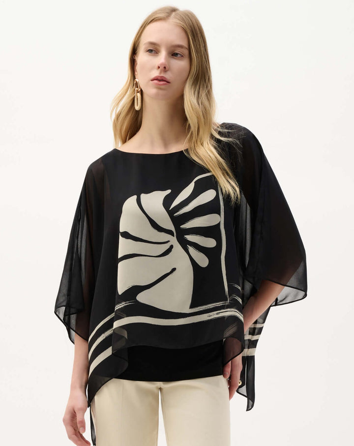 Cape Town Silky Poncho Top 262200