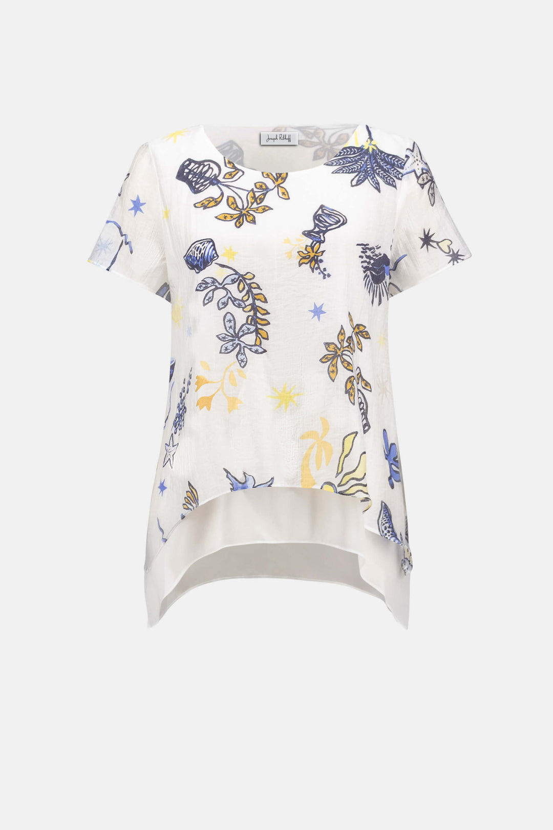 Under The Sea Sheer Woven Trapeze Tunic 262204