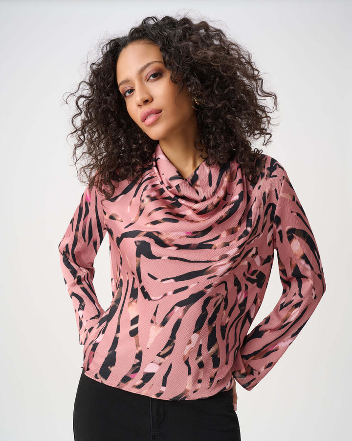 Metropolitan Textured Satin Cowl Top 263003