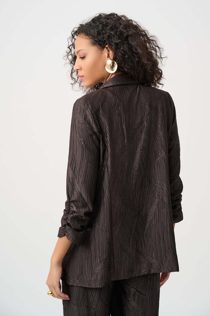 Modern Geometry Pleated Blazer 263050