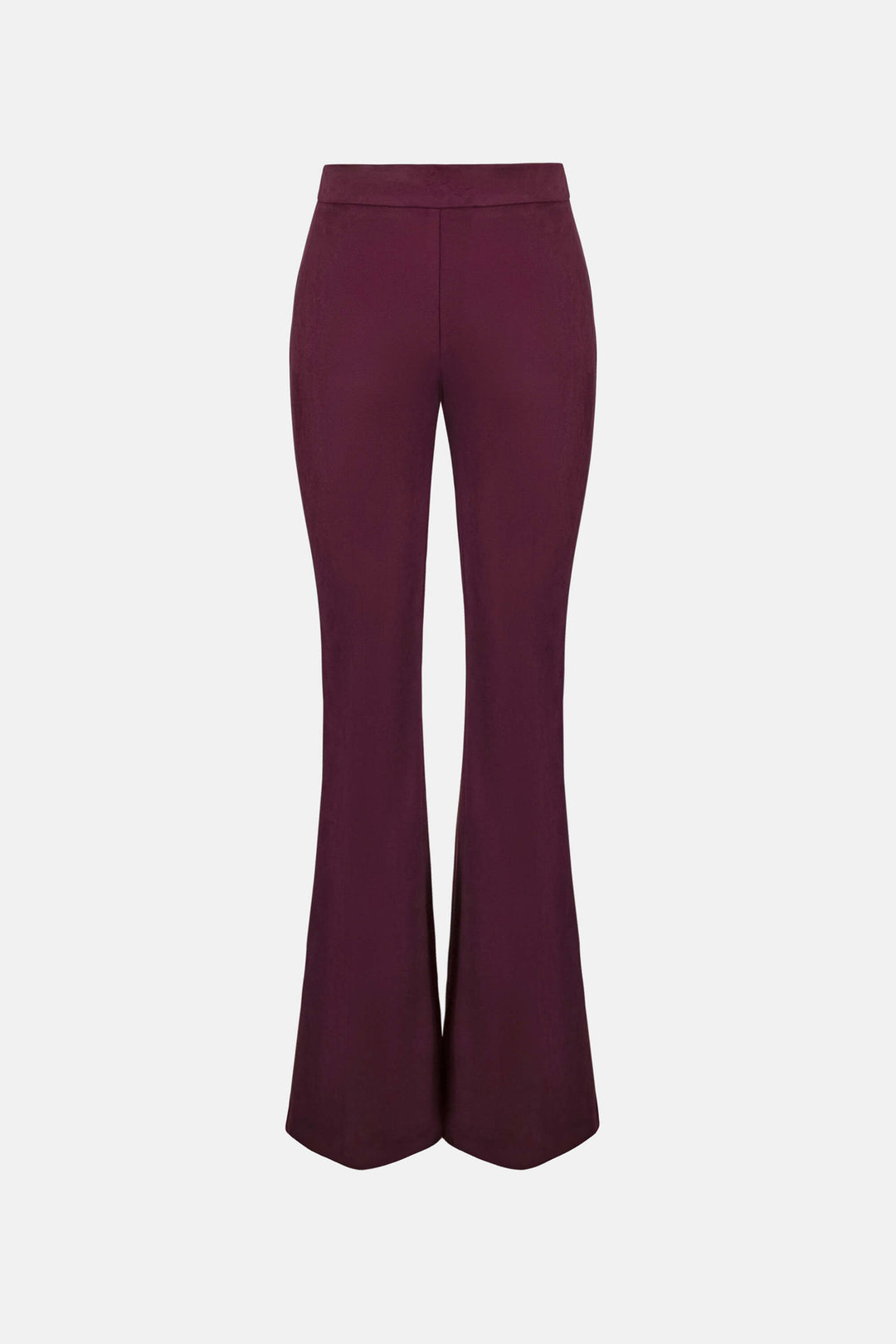 Scuba Suede Flared Pull-On Pants 263160