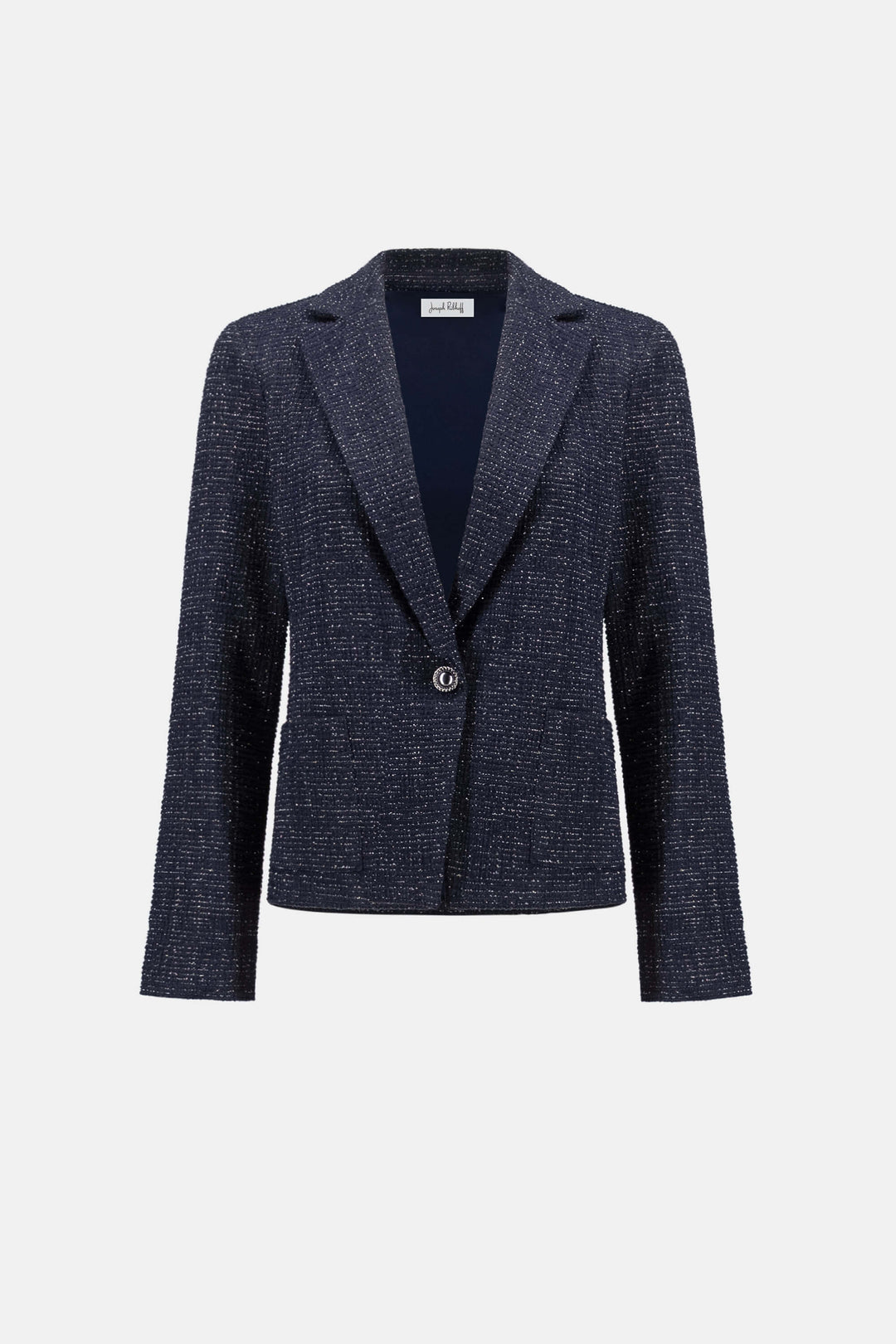 Modern Geometry Lurex Boucle Fitted Blazer 263214