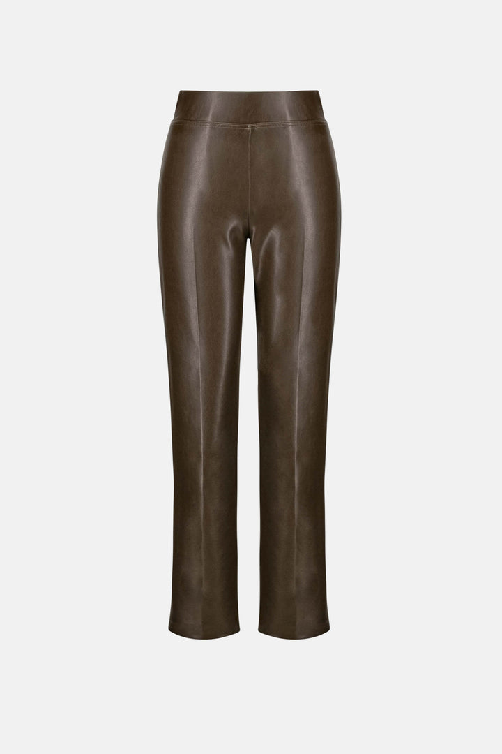 Neutral Ground Bonded Leatherette Straight Pull-On Pants 263232