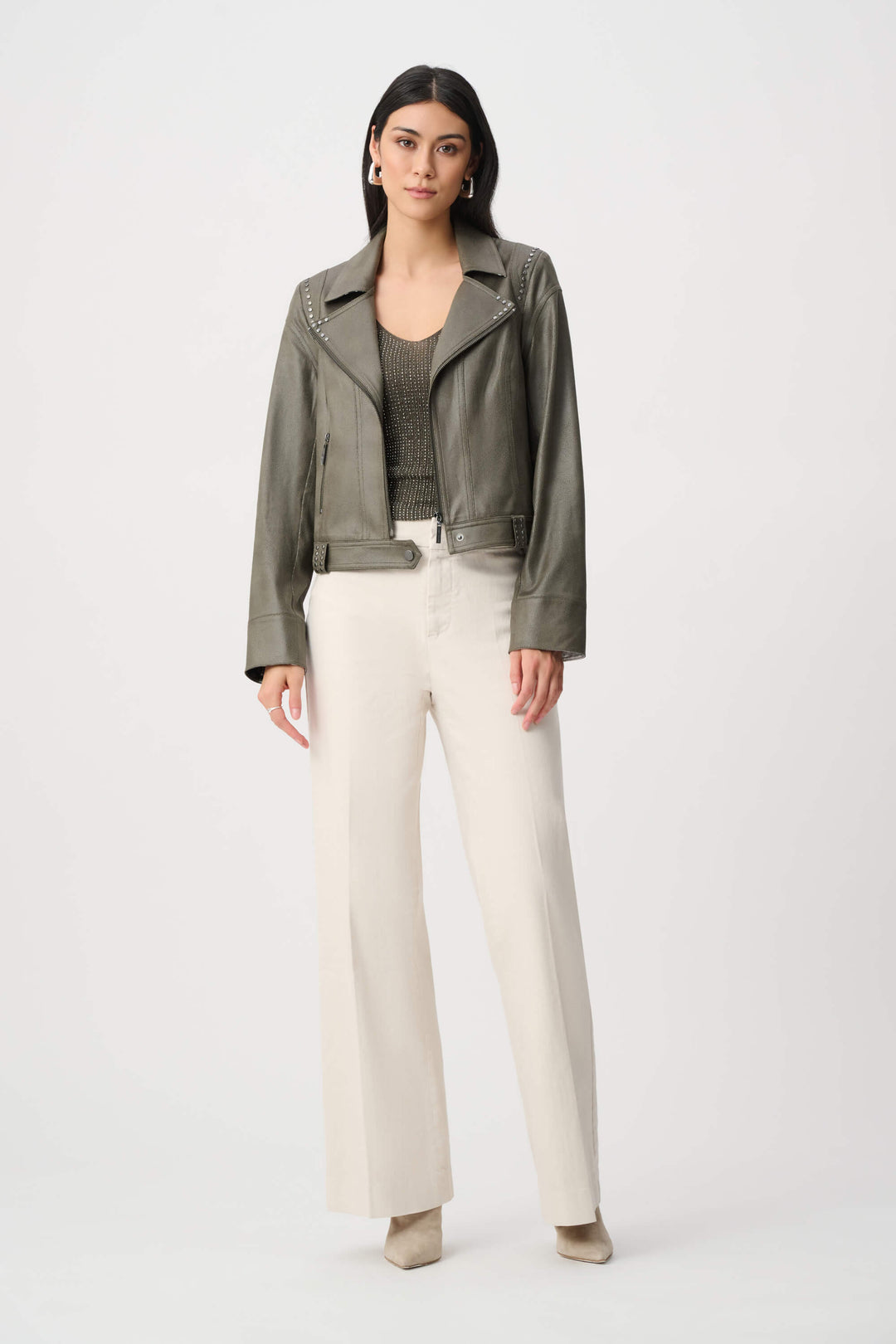 Metropolitan  Faux Suede Fitted Jacket 263907