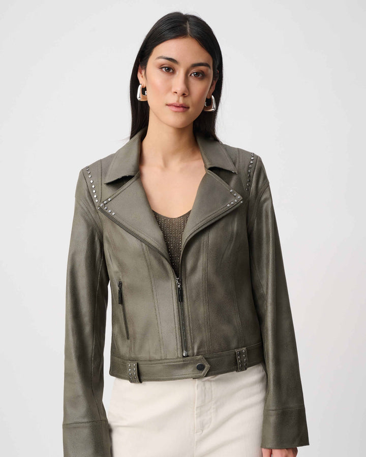 Metropolitan  Faux Suede Fitted Jacket 263907