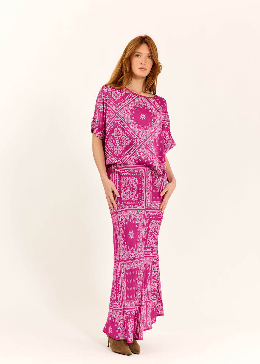 Lauren Vidal Alma Pink Skirt