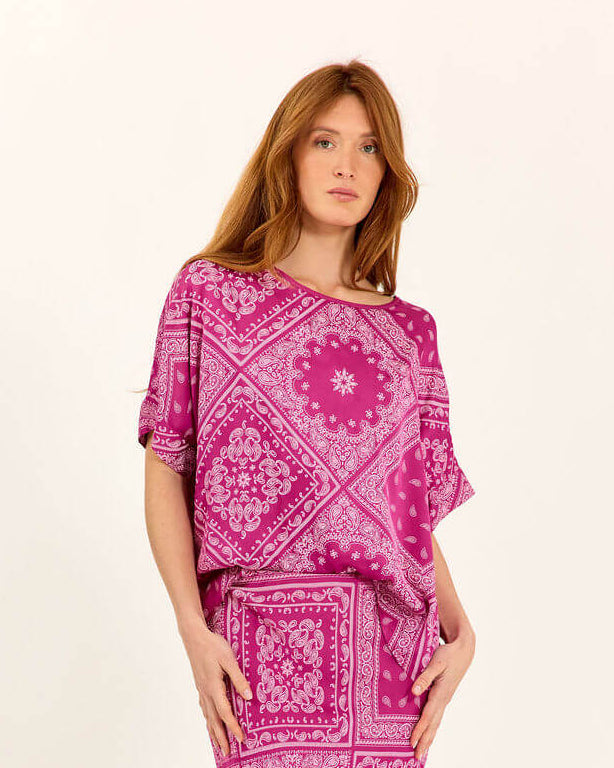 Lauren Vidal Perle Pink Top