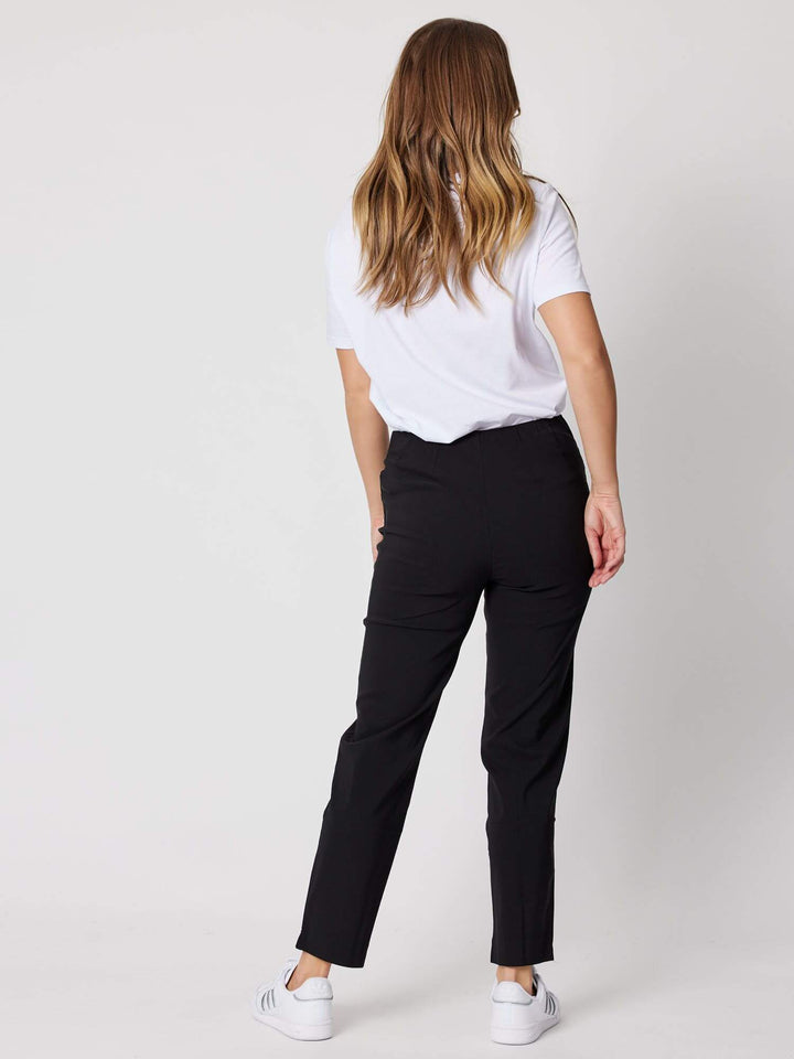 Basic Full Length  Bengaline  Stretch Pant - Black