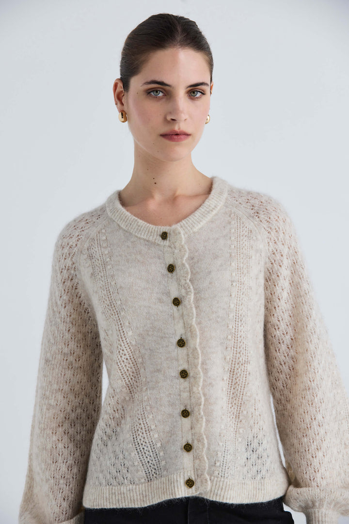 Honor Cardi - Ice Beige