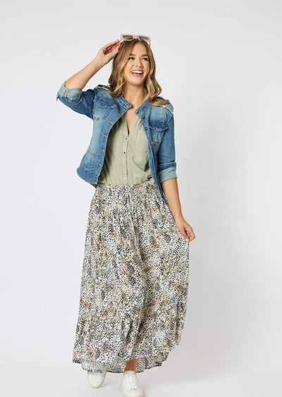Kendall Print Maxi Skirt