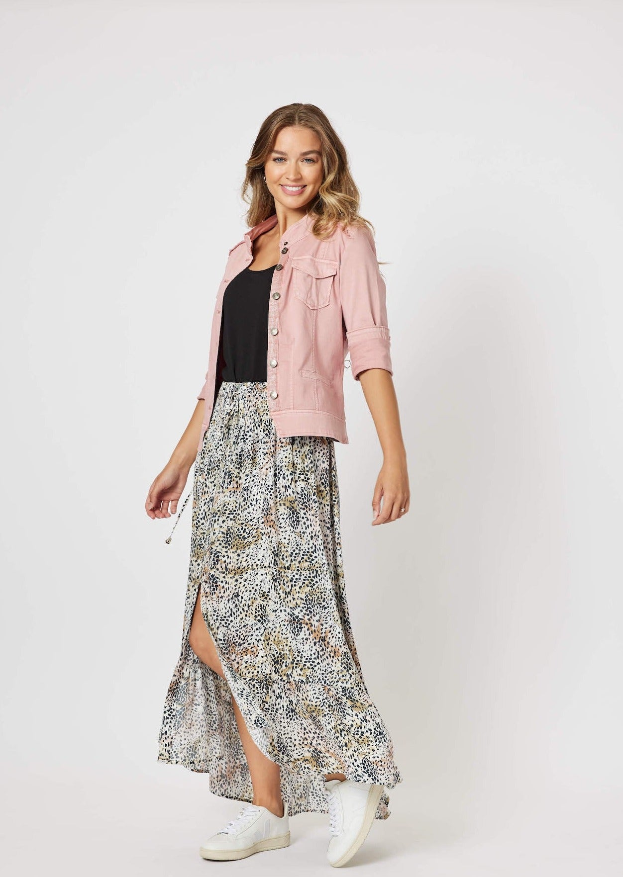 Kendall Print Maxi Skirt