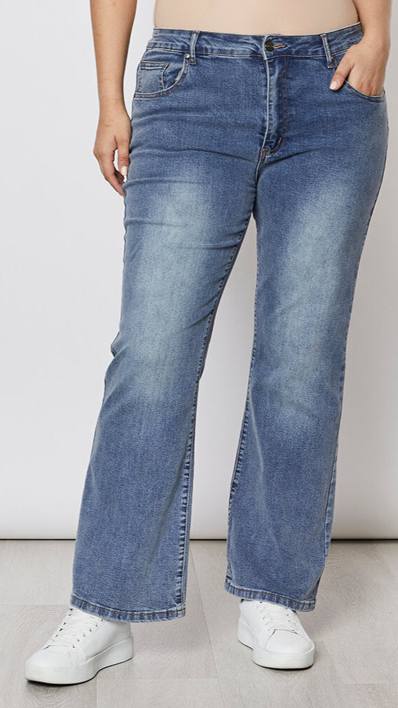 Vicki Bootcut Jean Black/Denim
