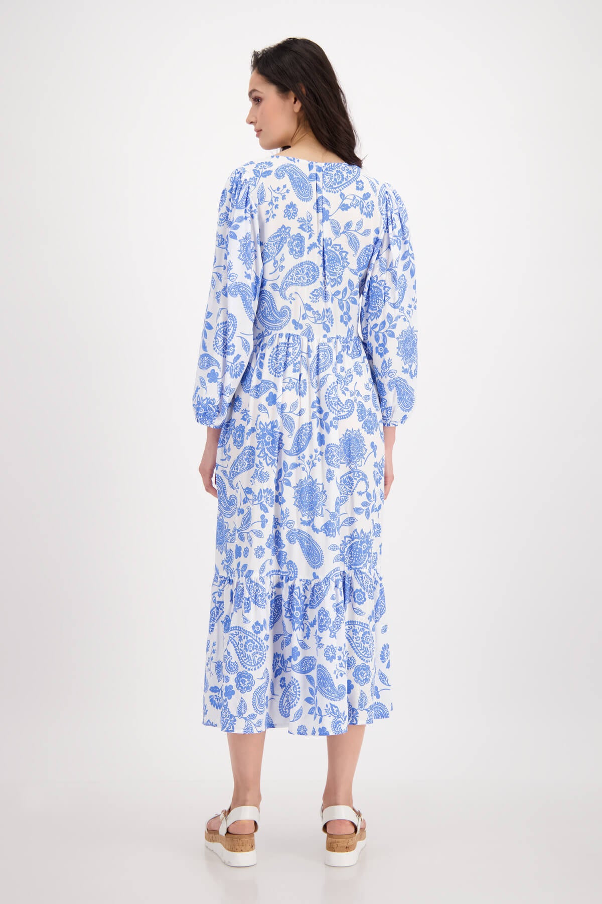 Maxi Paisley Dress - Sea Breeze