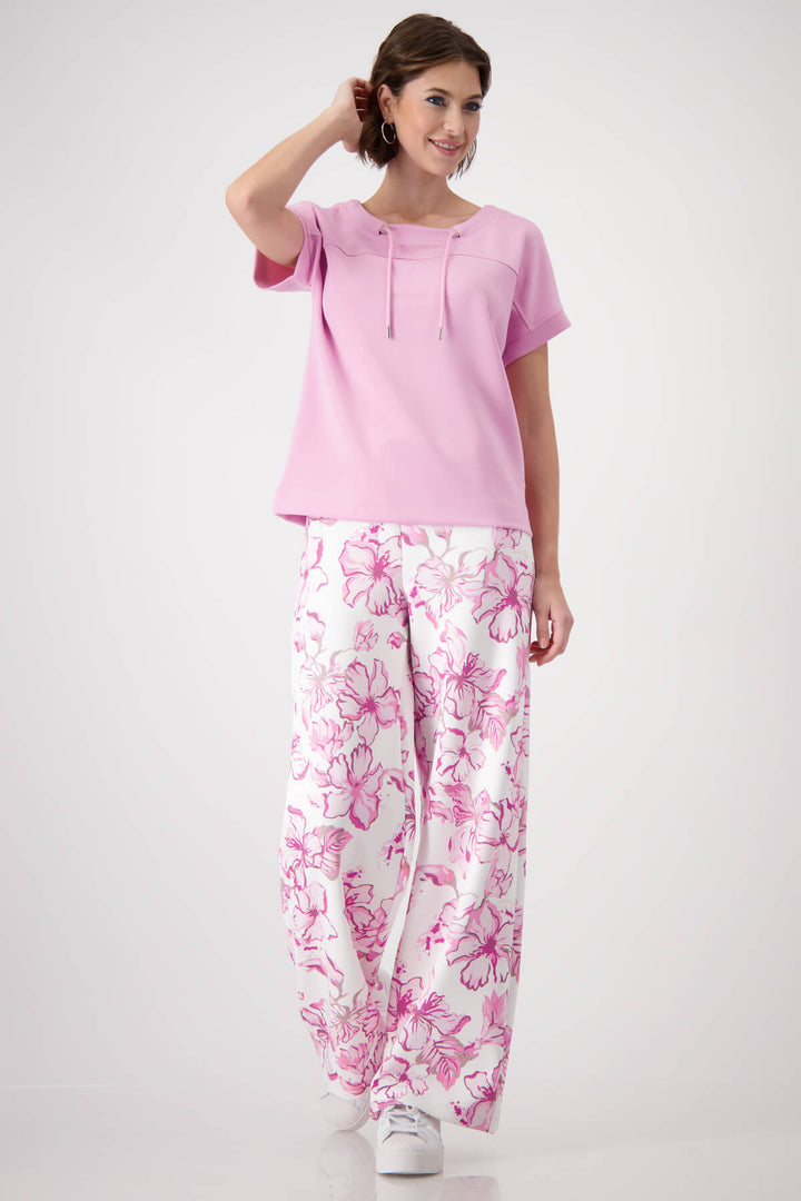 Embellished Jersey Tee - Bubblegum