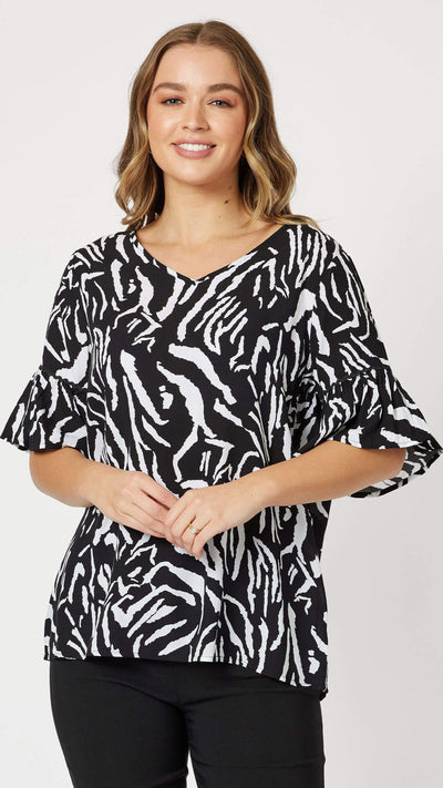 Zebra Top 41678