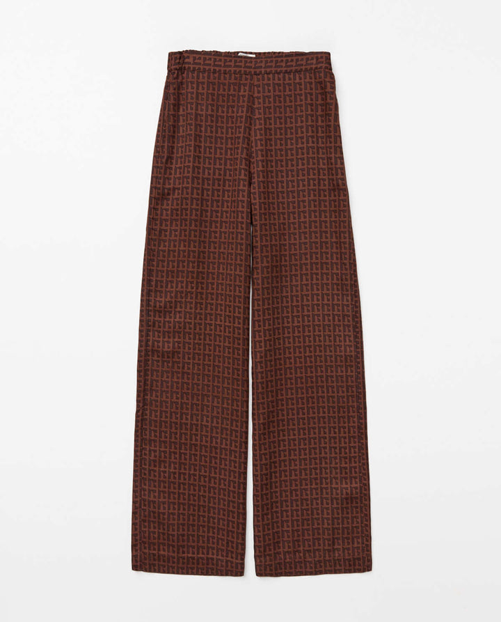 Chocolate Tencel Wide Leg Pant