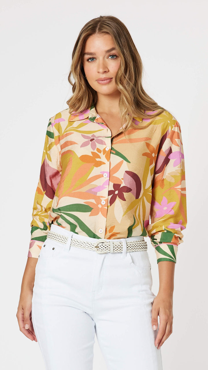 Promenade Floral Print Shirt
