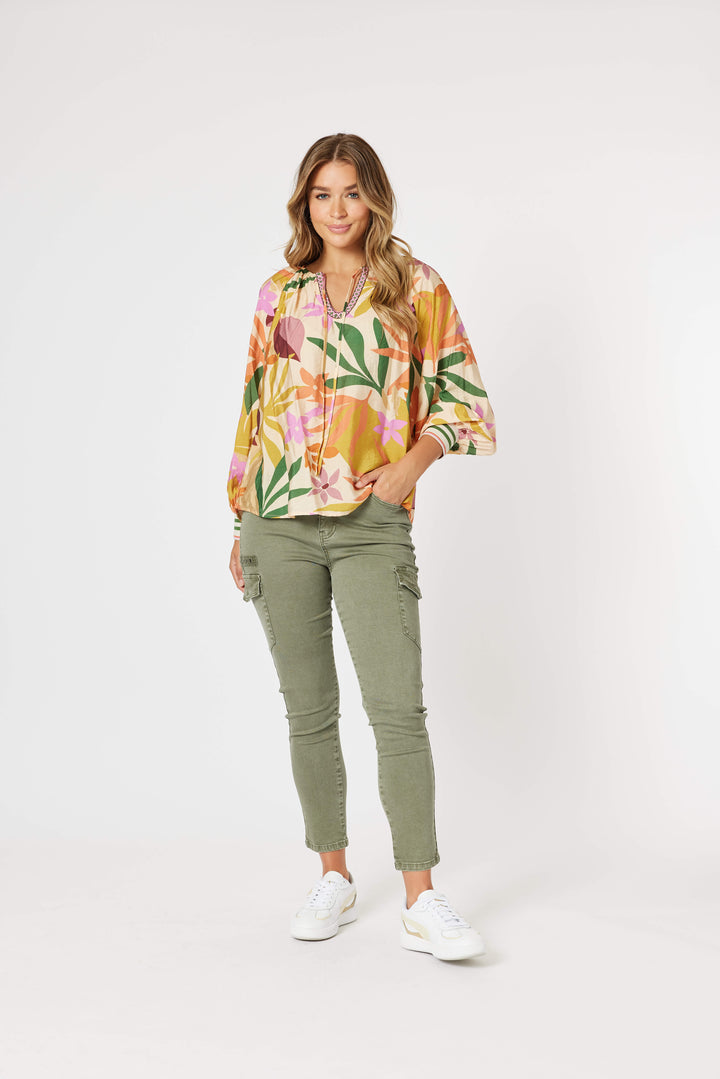 Promenade Floral Print Shirt