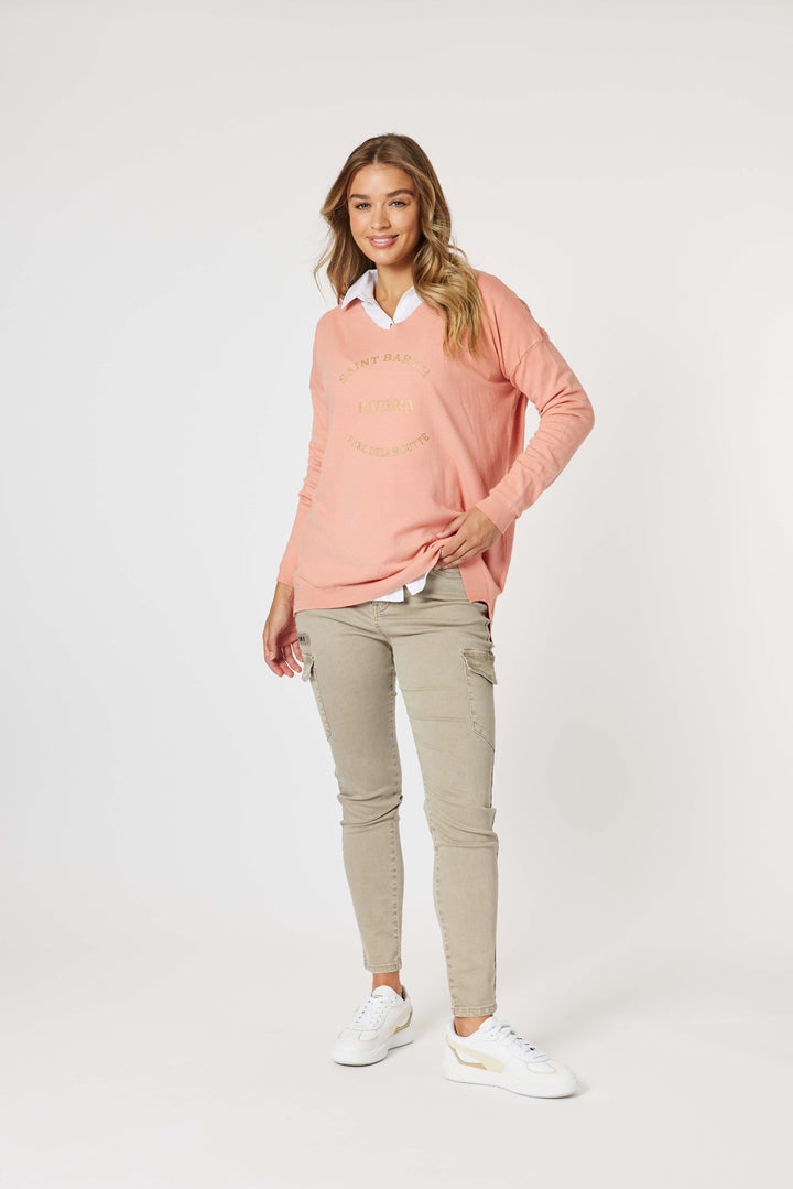 Saint Barth Knit - Coral