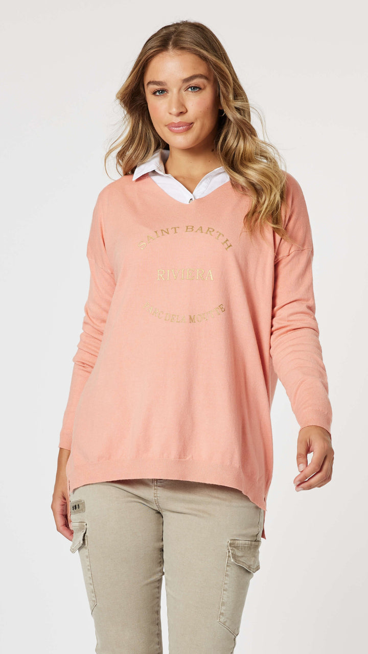Saint Barth Knit - Coral