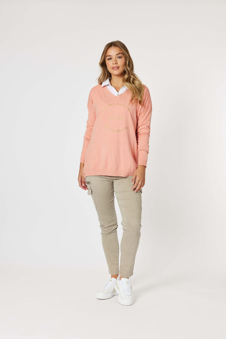 Saint Barth Knit - Coral