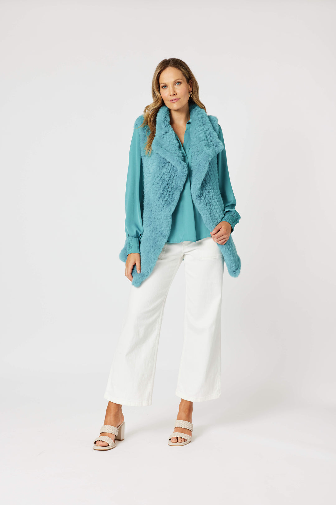 Minx Vest - Light Teal