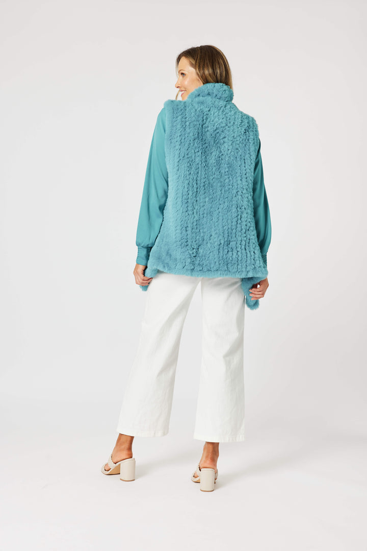 Minx Vest - Light Teal