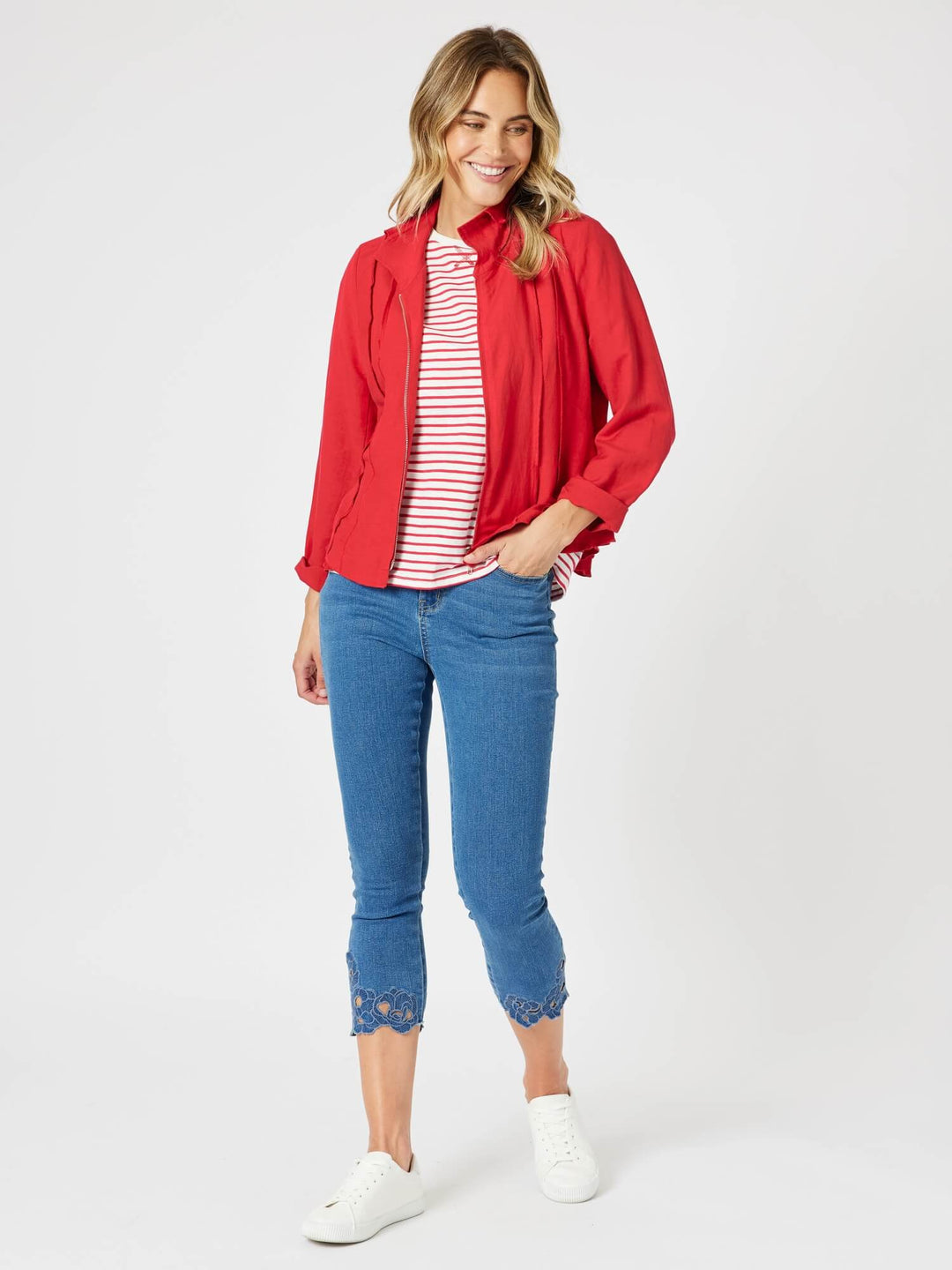Lino Le Marais Jacket - Red