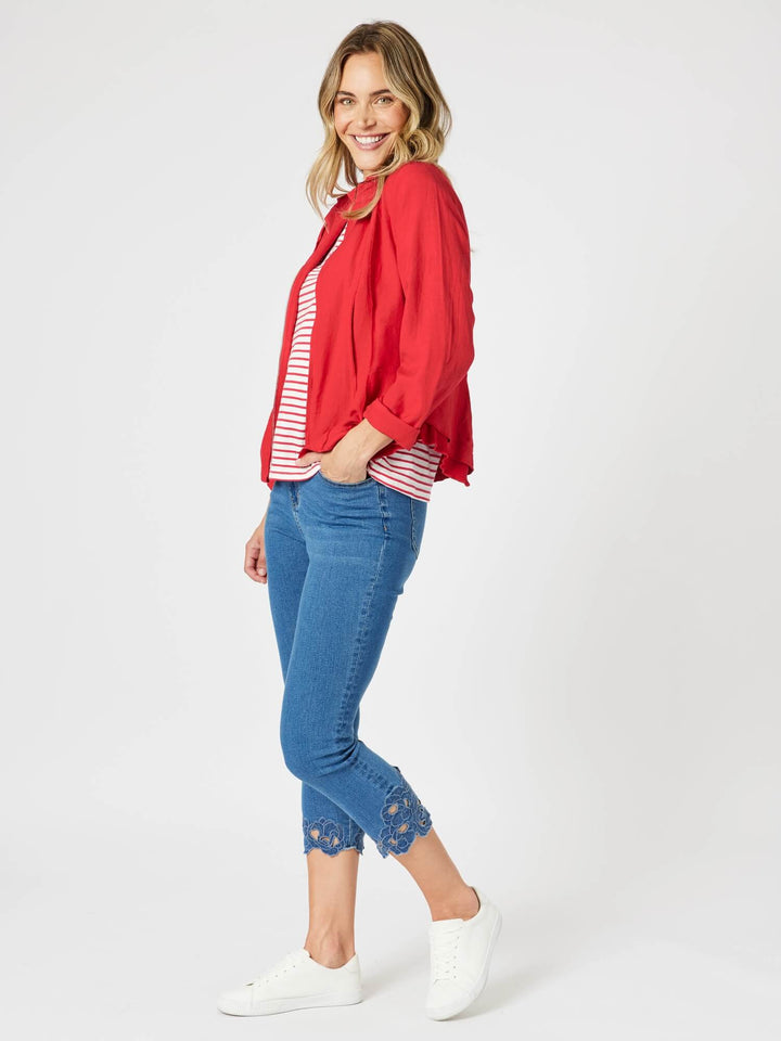 Lino Le Marais Jacket - Red