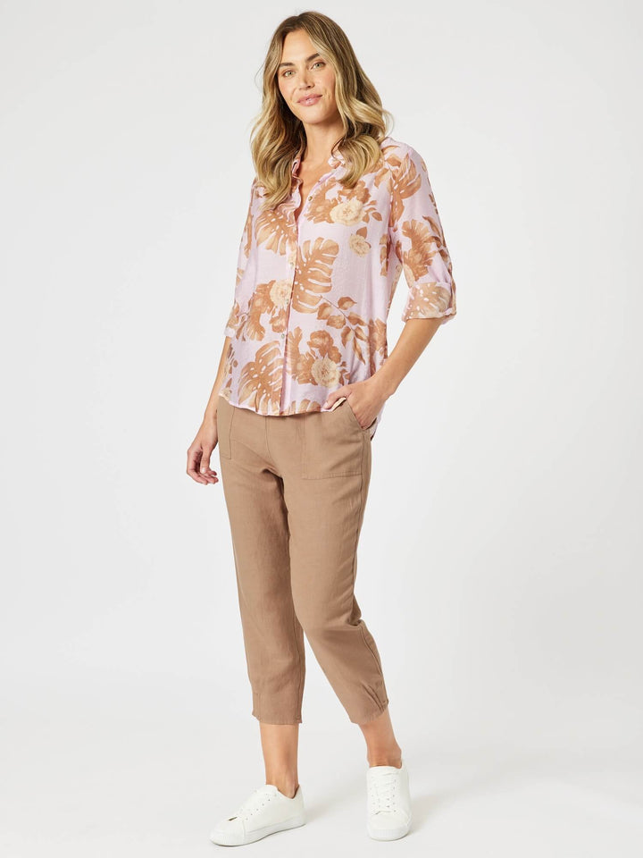 Haiti Shirt - Pink/Natural
